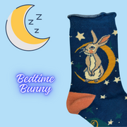 Ladies Bamboo Mix Ankle Sock Bedtime Bunny Perfect Gift by Powder Design AW23