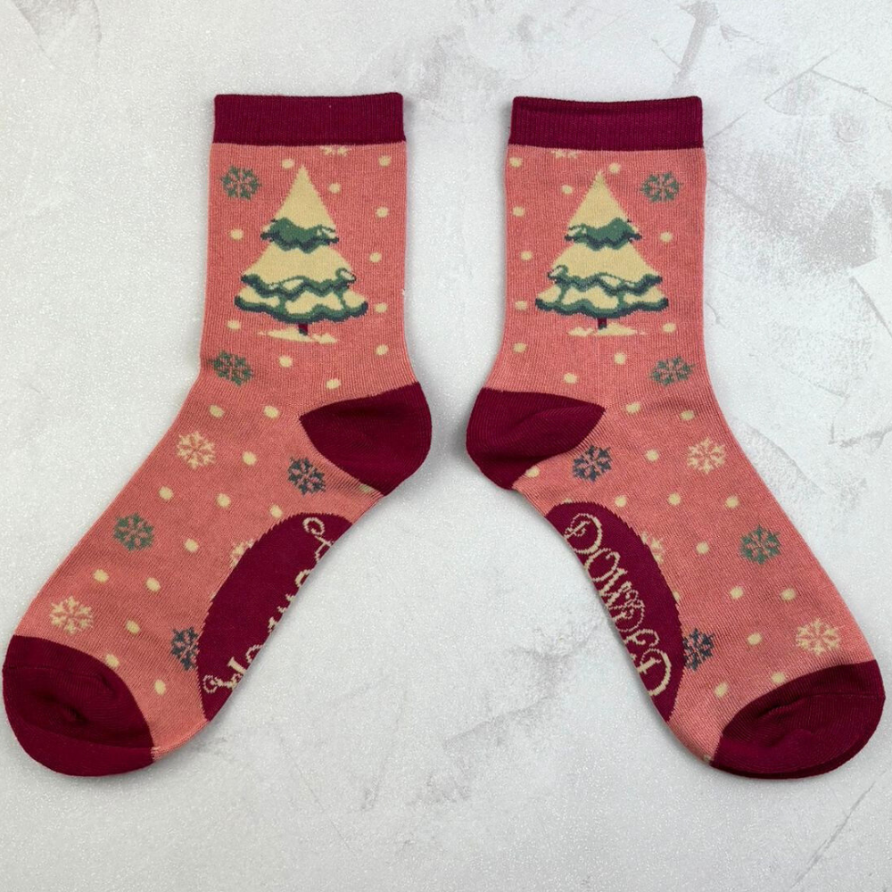 Ladies Bamboo Mix Ankle Sock North Pole-ar Bear Perfect Gift by Powder Design AW23