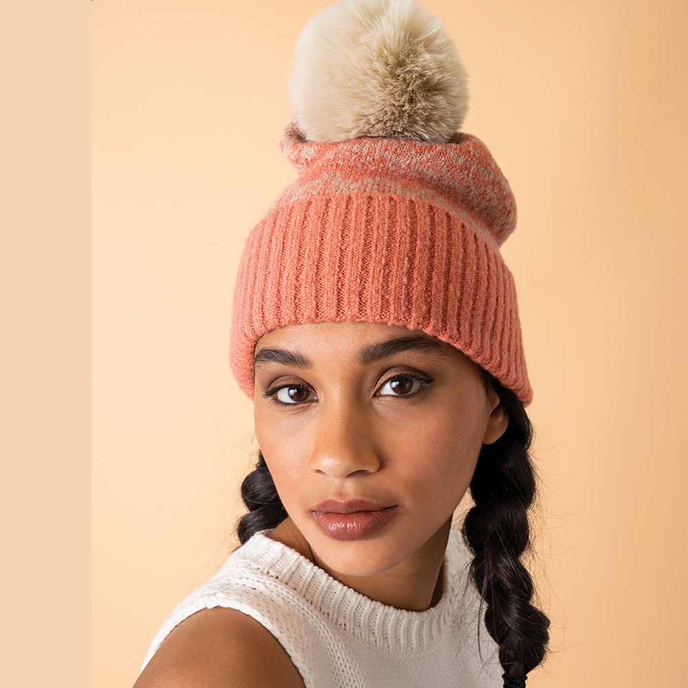 Ladies Thora Bobble Hat Perfect Gift by Powder Design