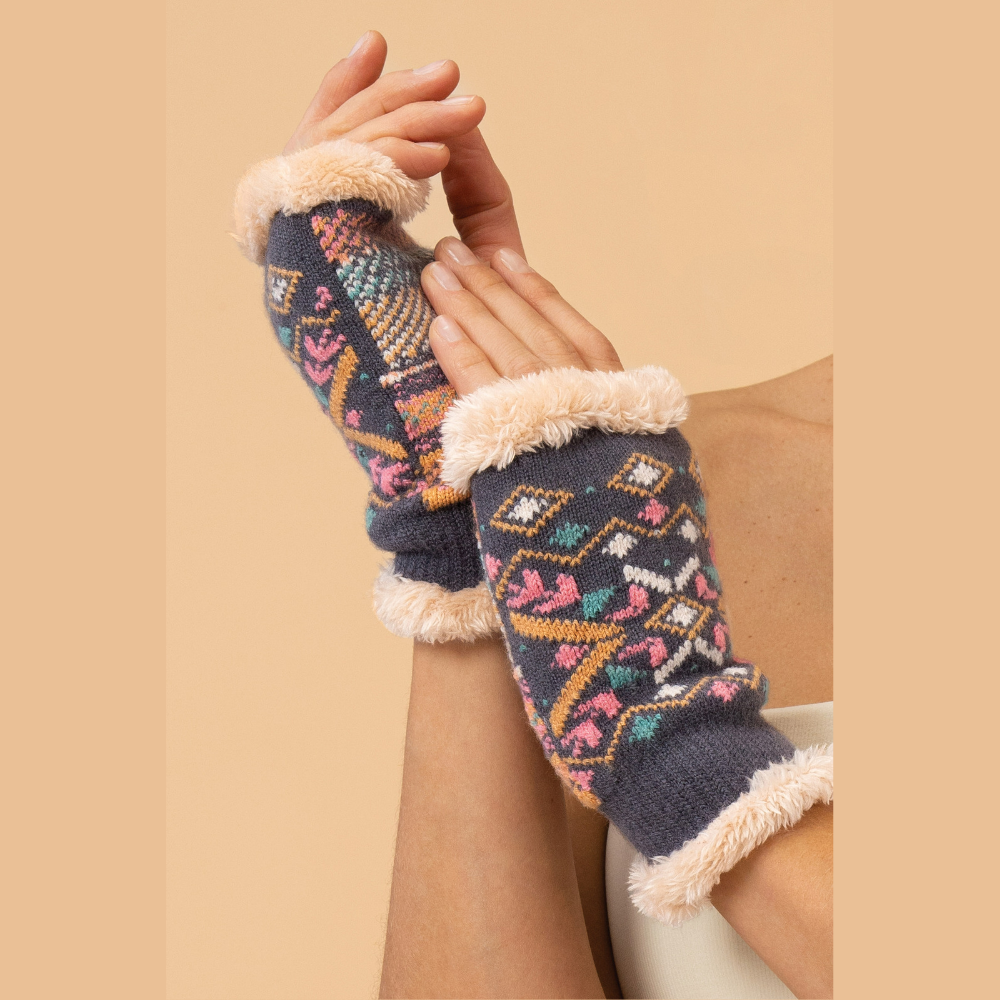 Ladies Cosy Wrist Warmers Perfect Gift by Powder Design