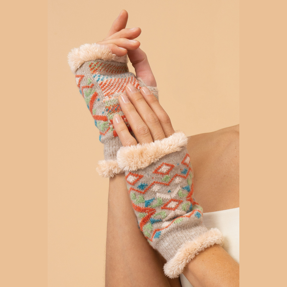 Ladies Cosy Wrist Warmers Perfect Gift by Powder Design