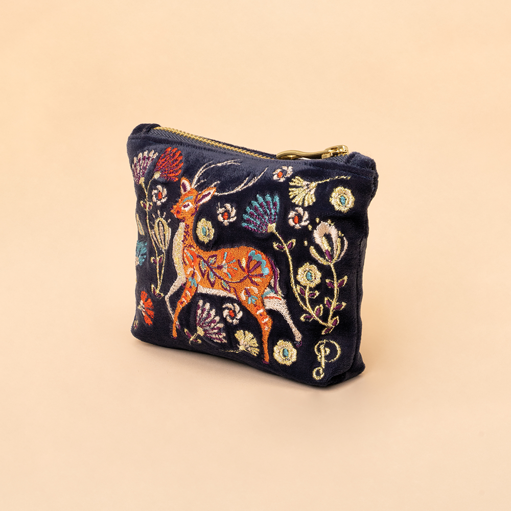 Ladies Velvet Mini Pouch Perfect Gift by Powder Design