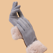 Ladies Bettina Faux Suede Gloves Perfect Gift by Powder Design AW23