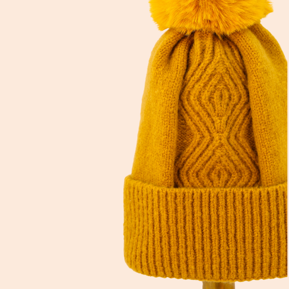 Ladies Ingrid Pompom Hat Perfect Gift by Powder Design