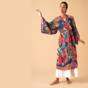 Ladies Long Kimono Gown Perfect Gift By Powder Design AW23