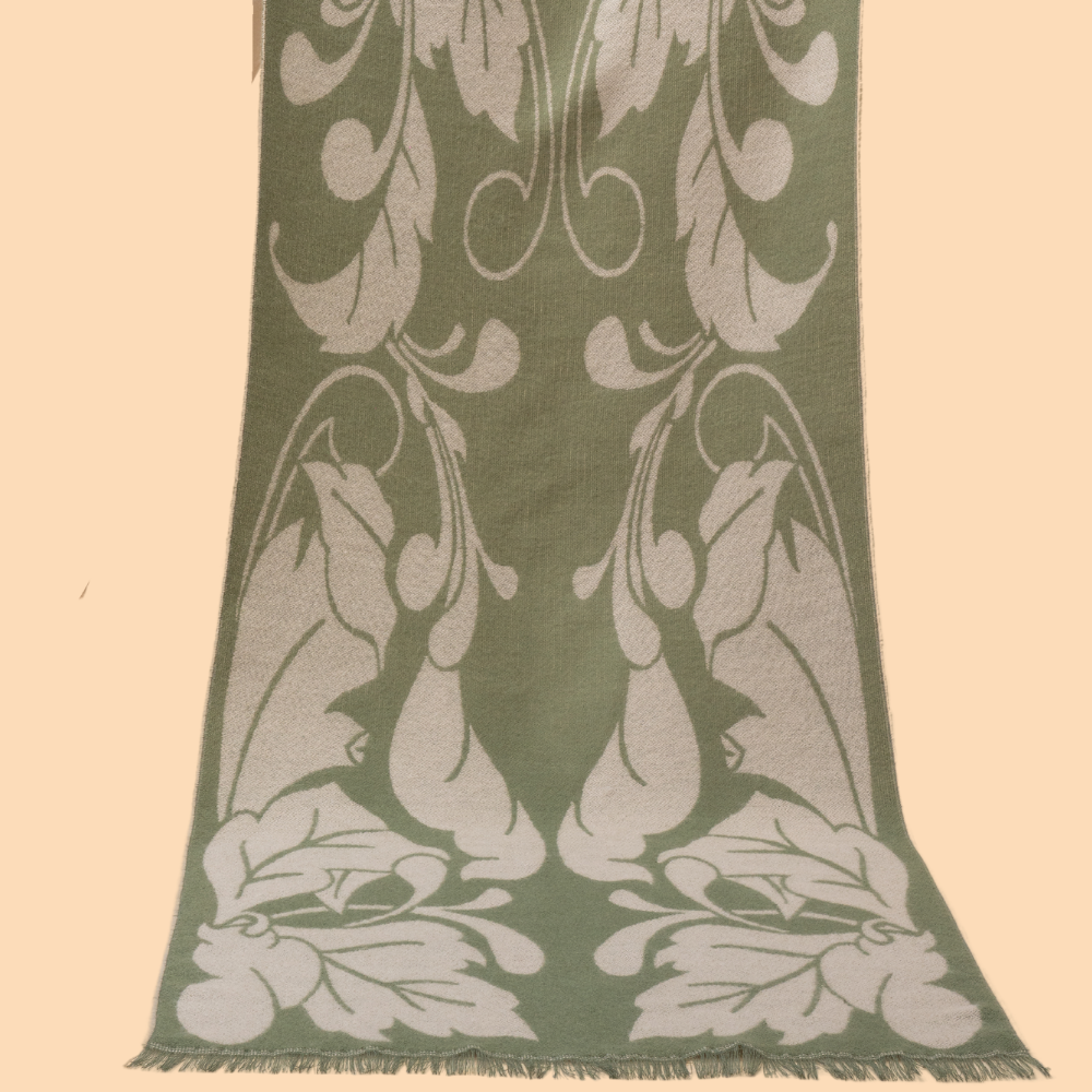 Ladies Opulent Flourish Woven Scarf Perfect Gift by Powder Design AW23