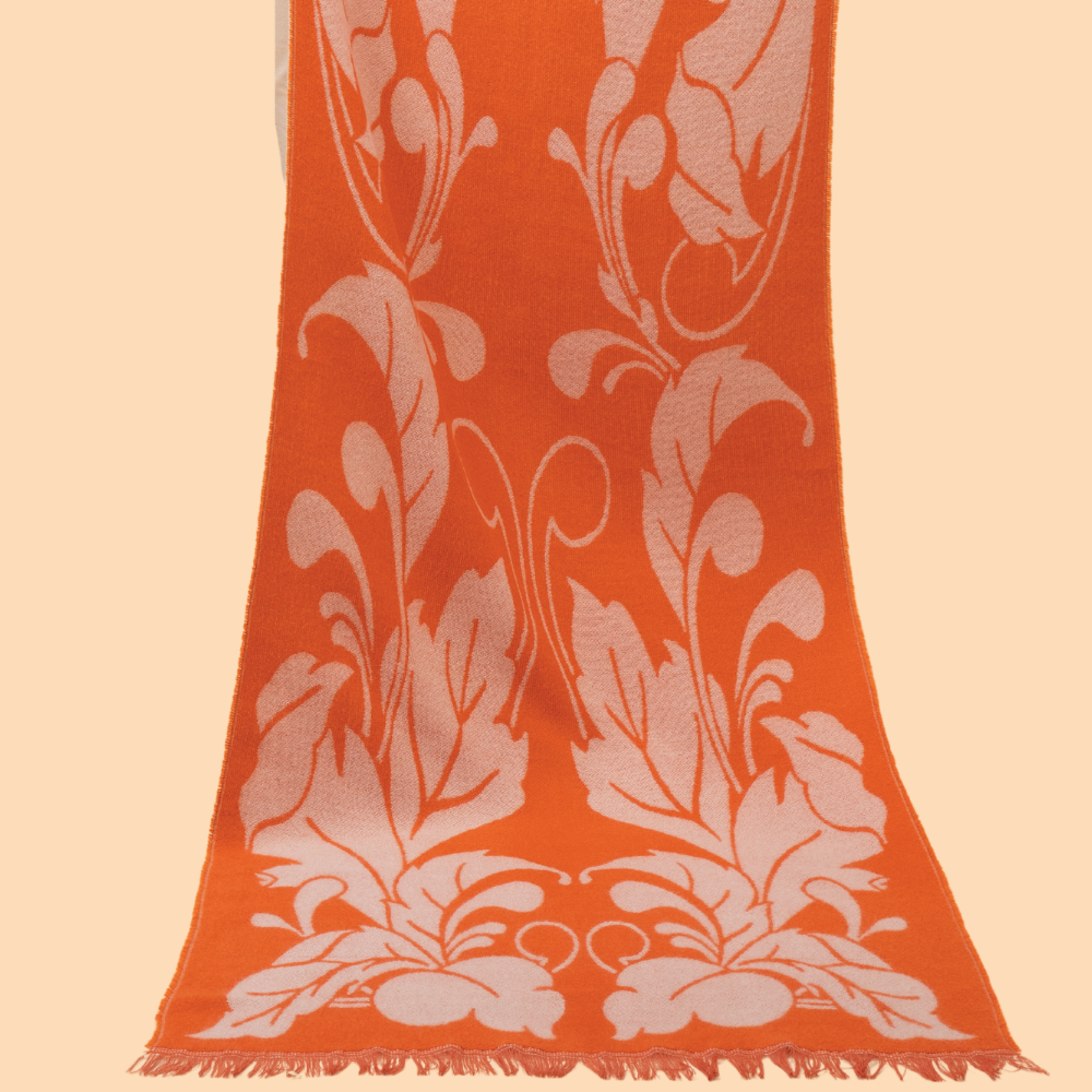 Ladies Opulent Flourish Woven Scarf Perfect Gift by Powder Design AW23