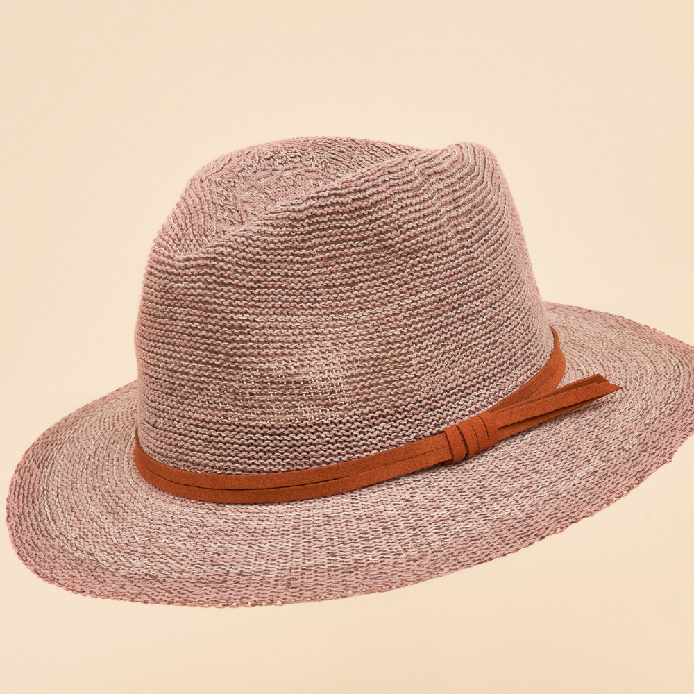 Ladies Natalie Sun Hat Plum By Powder Design NAT40 SS24