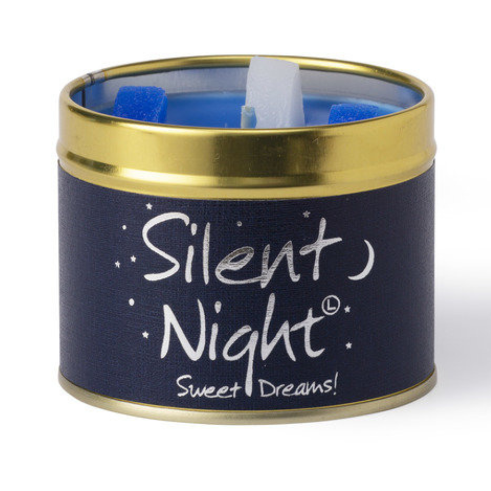 Lily-Flame Scented Candle Tin Perfect Gift Silent Night