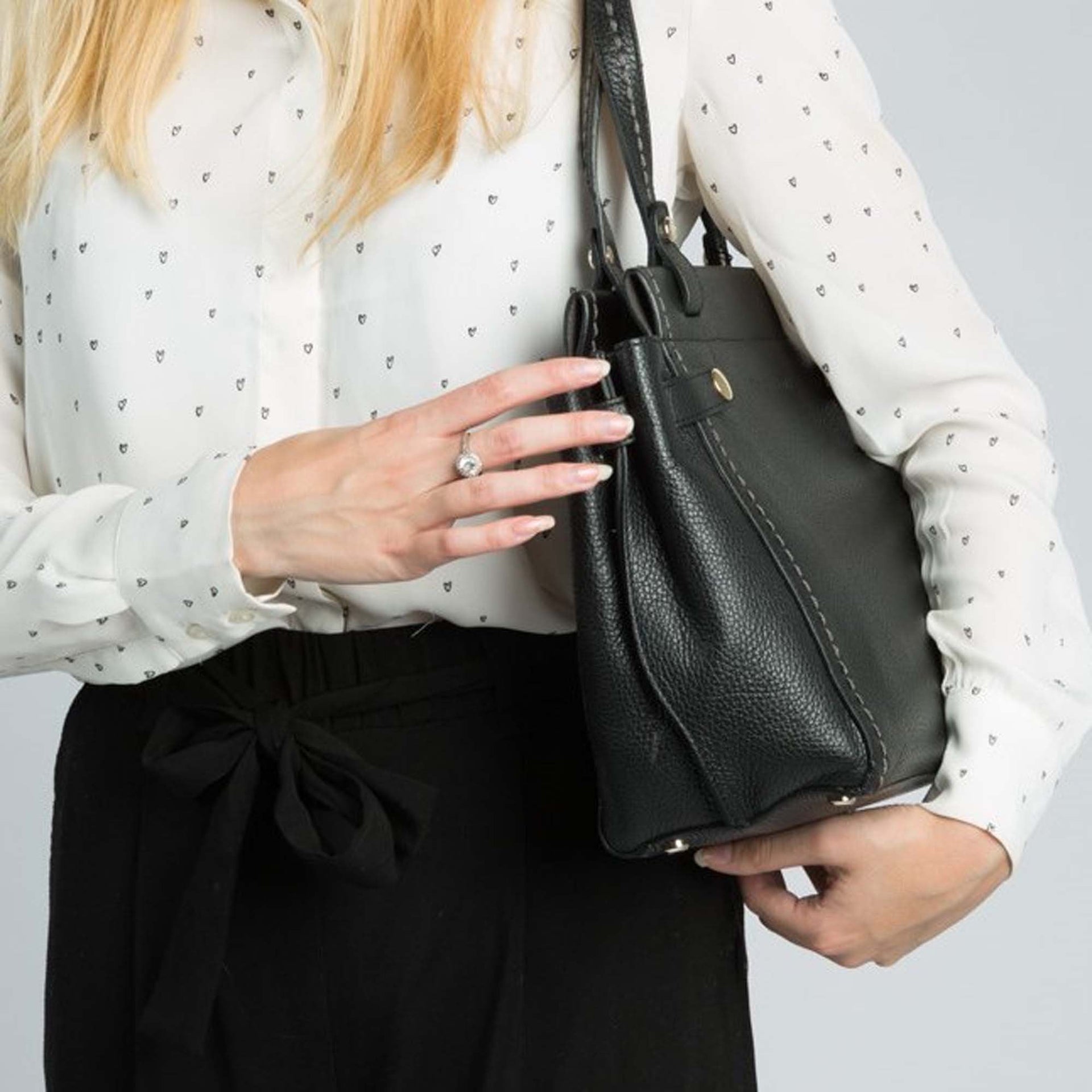 Plinio Visona Rosalia Luxury Leather Handbag