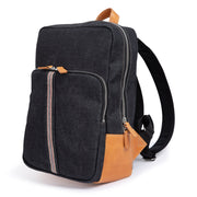 Toyooka Topline Japanese Denim Rucksack with Leather Detail