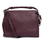 Ladies Handbag Leather Bordeaux Queen 19164 Perfect Gift By Plinio Visona