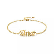 Ladies Zodiac Star Sign Gold Plated Bracelet Jewellery Gift Last True Angel