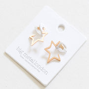 Ladies Earrings Chiarra Star Perfect Jewellery Gift by Big Metal London