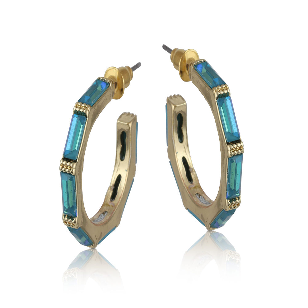 Ladies Earrings Sarah Demi Fine Hoop Perfect Jewellery Gift by Big Metal London