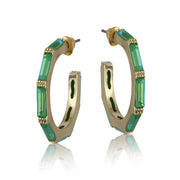 Ladies Earrings Sarah Demi Fine Hoop Perfect Jewellery Gift by Big Metal London