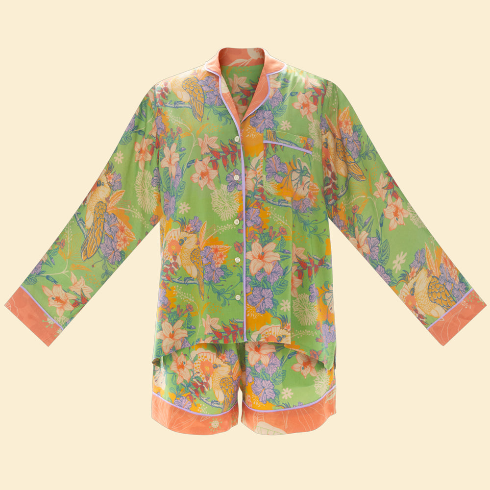 Copy of Ladies Supersoft Summer Pyjamas Cockatoo Perfect Gift By Powder Design SPJ7