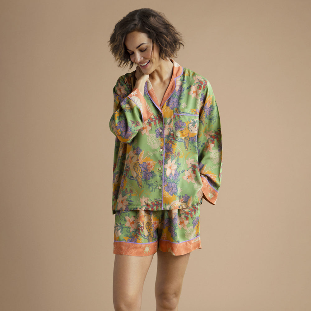 Copy of Ladies Supersoft Summer Pyjamas Cockatoo Perfect Gift By Powder Design SPJ7