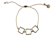 Ladies Bracelet 'Ginger' Textured Geometrical Scribble Jewellery Gift by Big Metal London
