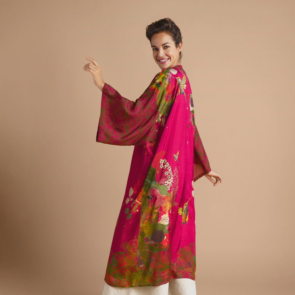 Ladies Long Kimono Gown Perfect Gift By Powder Design SS23