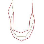 Ladies 3 strand short row necklace CLAIRE by Big Metal London 2555