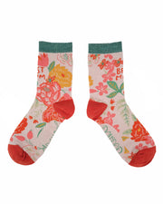 Ladies Bamboo Ankle Socks BEST MUM Perfect Gift by Powder Design