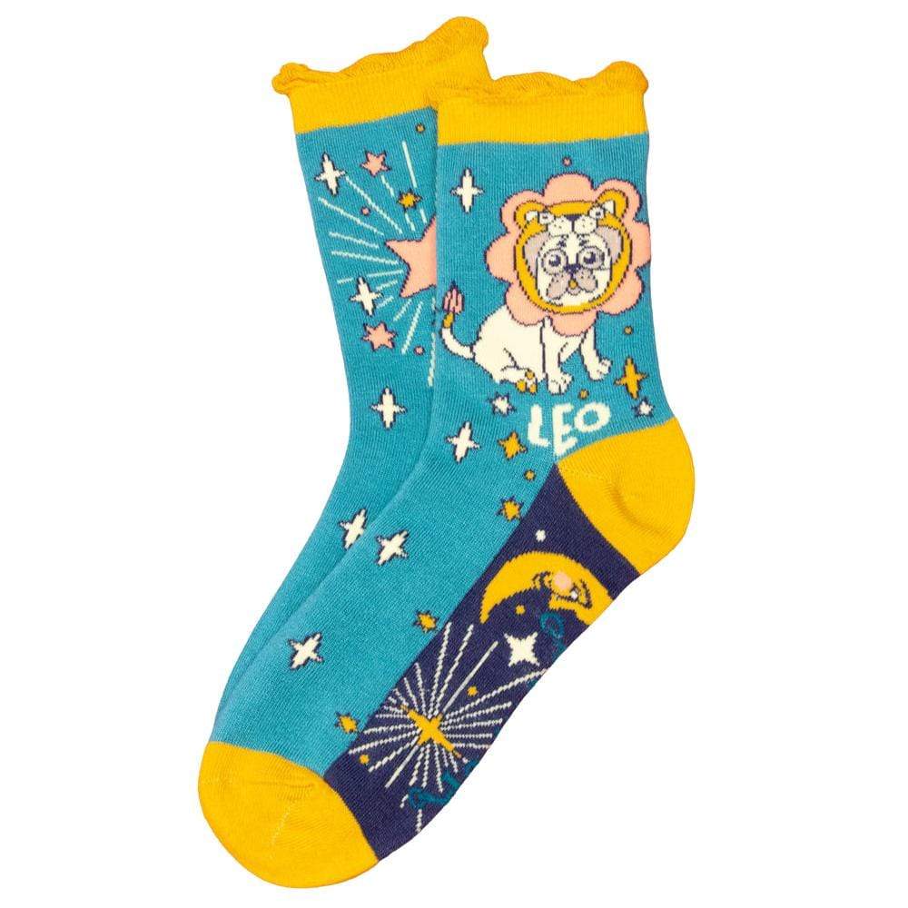 Ladies Bamboo Zodiac Ankle Socks perfect gift by Powder-UK - Leo