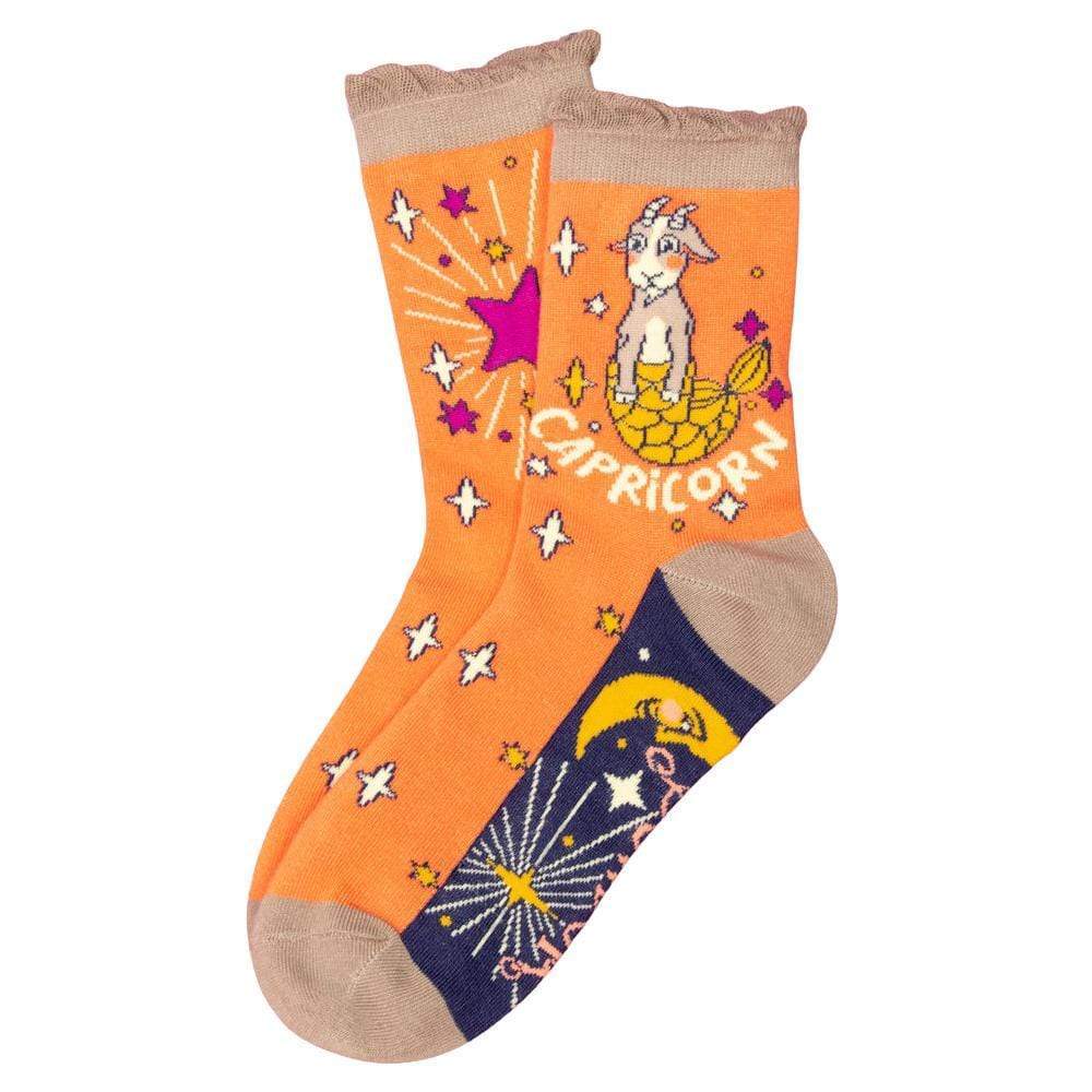 Ladies Bamboo Zodiac Ankle Socks perfect gift by Powder-UK - Capricorn