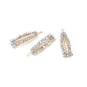 Ladies Hair Clip Triple Pack Of Clear Gem Perfect Gift By Last True Angel LHN100C