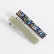 Ladies Hairclips Resin Shell 2 Pack MILLIE Perfect Gift by Big Metal London