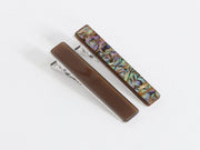 Ladies Hairclips Resin Shell 2 Pack MILLIE Perfect Gift by Big Metal London