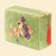 Ladies Velvet Vanity Wash Bag perfect gift By Powder Design SS23