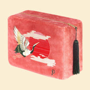 Ladies Velvet Vanity Wash Bag perfect gift By Powder Design SS23