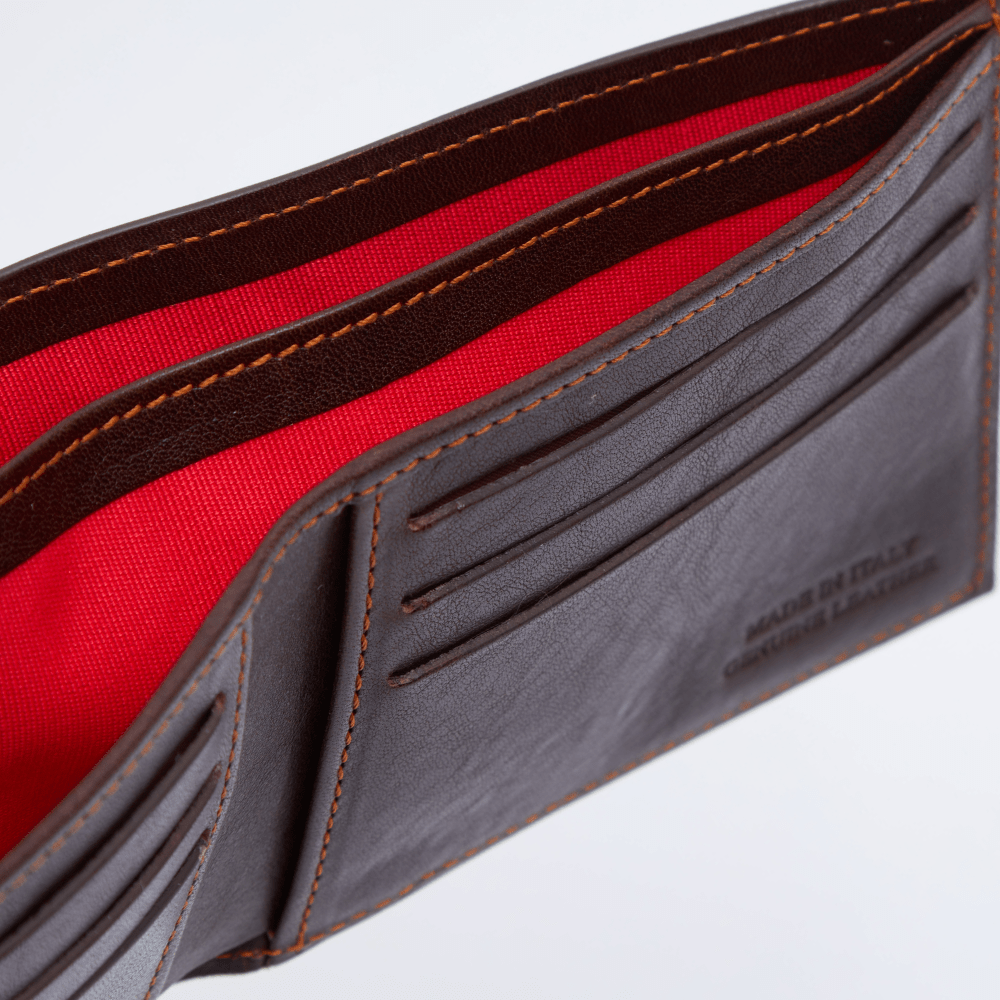 Men's Wallet Italian Calf Leather MARCO Perfect Men's Gift by Boldrini