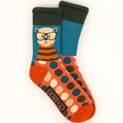 Men's Bamboo Ankle Socks Polka Dot Westie Perfect Gift by Powder Design MSOC86