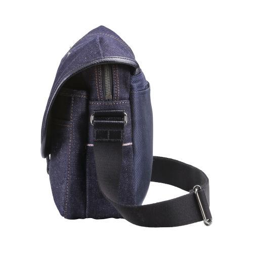 Toyooka 'Ibar' Japanese Denim Small Messenger Bag