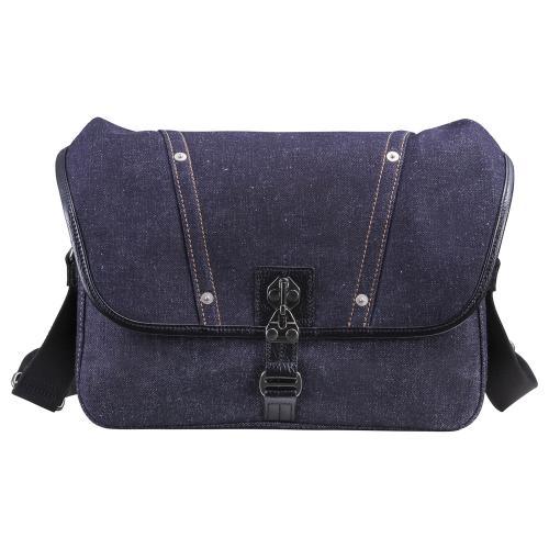 Toyooka 'Ibar' Japanese Denim Small Messenger Bag
