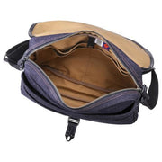 Toyooka 'Ibar' Japanese Denim Small Messenger Bag