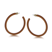 Pierced Earrings Resin Hoops ELSA Perfect Jewellery Gift by Big Metal London 2756
