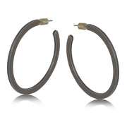 Pierced Earrings Resin Hoops ELSA Perfect Jewellery Gift by Big Metal London 2756