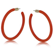 Pierced Earrings Resin Hoops ELSA Perfect Jewellery Gift by Big Metal London 2756