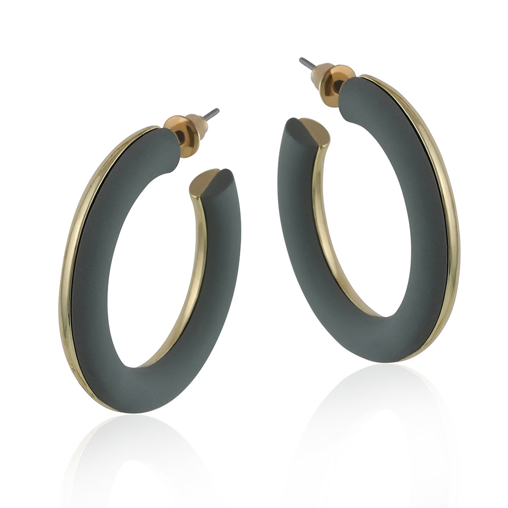 Pierced Hoop Earrings KATIA by Big Metal London 2547