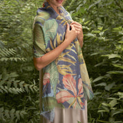 Printed Linen Scarves Perfect Gift By Powder Design