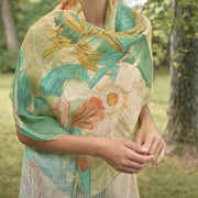 Printed Linen Scarves Perfect Gift By Powder Design