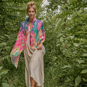 Printed Linen Scarves Perfect Gift By Powder Design