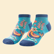 Ladies Bamboo Dainty Birdie Trainer Sock Perfect Gift By Powder SOC596
