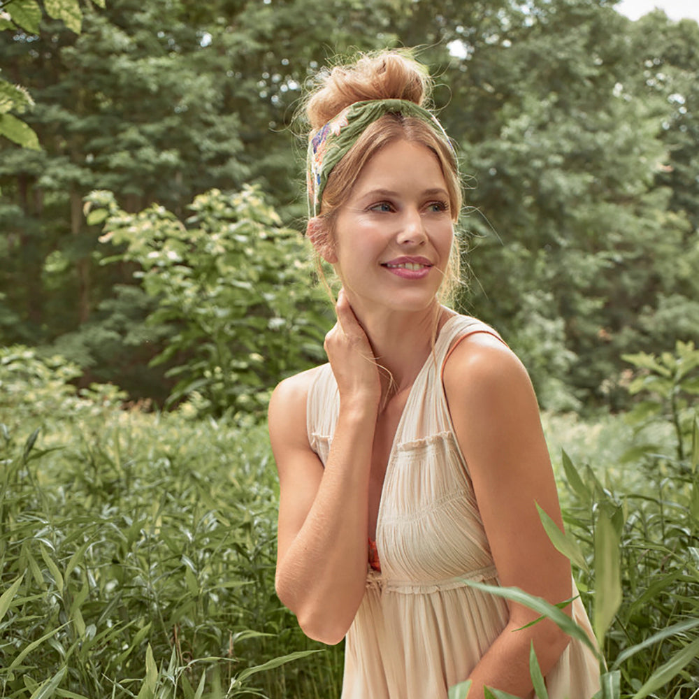 Ladies Velvet Embroidered Headbands Perfect Gift by Powder Design SS23
