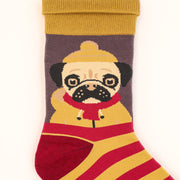 Men's Bamboo Ankle Socks Fisherman Pug Perfect Gift by Powder Design MSOC90