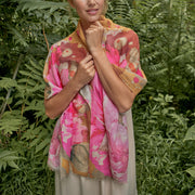Printed Linen Scarves Perfect Gift By Powder Design
