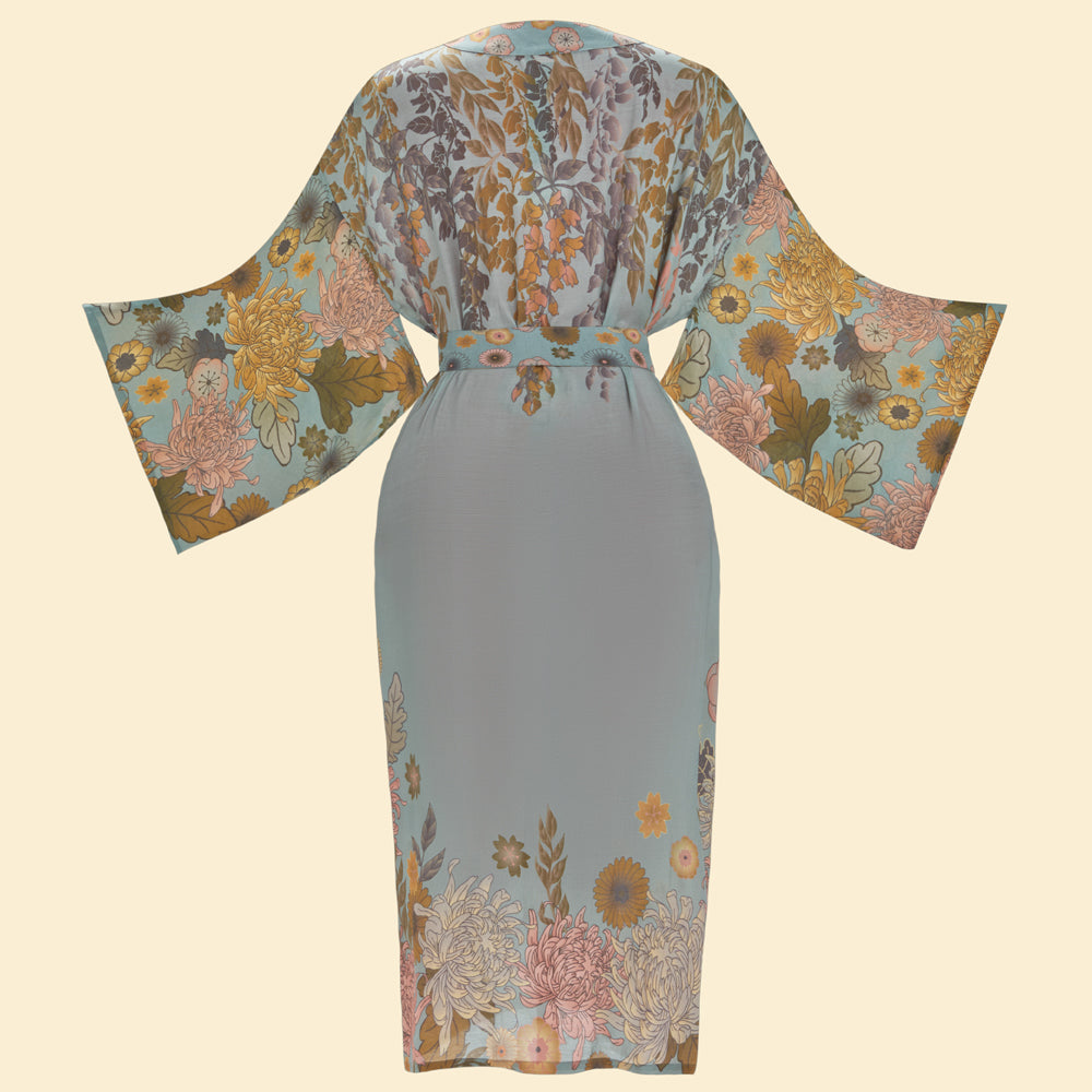 Ladies Long Kimono Gown Perfect Gift By Powder Design SS23